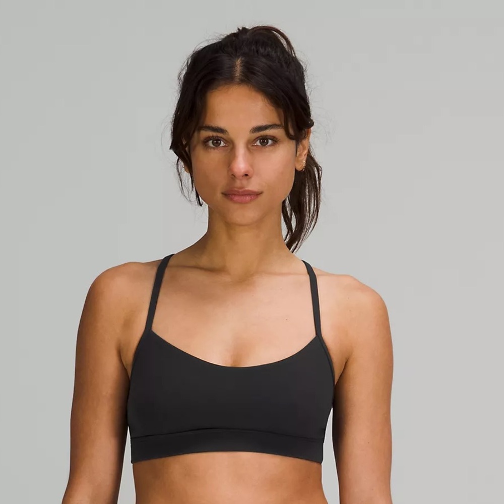 Lululemon flow Y Bra Nulu like new in Black size 8
